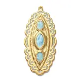 304 Stainless Steel Enamel Big Pendants