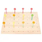 Rectangle Natural Wood Lollipop Display Stands
