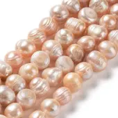 Natural Cultured Freshwater Pearl Beads Strands