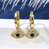 Brass Hoop Earrings