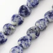 Natural Blue Spot Jasper Bead Strands