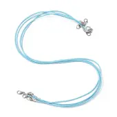 Waxed Polyester Cord Necklace Making