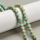 Synthetic Turquoise Beads Strands