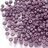 12/0 Baking Paint Glass Round Seed Beads