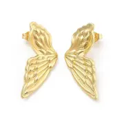 PVD Vacuum Plating 304 Stainless Steel Stud Earrings for Women