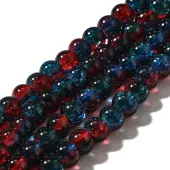 Crackle Glass Beads Strands