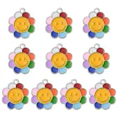 Alloy Enamel Pendants