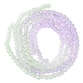 Transparent Glass Beads Strands