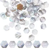 Gorgecraft 80Pcs 2 Style 2-Hole Shell Buttons