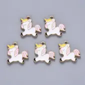 Alloy Enamel Pendants