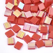 Electroplate Opaque Glass Seed Beads