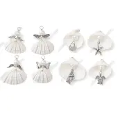 Glass Pearl & Shell Pendant