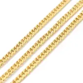 Rack Plating Brass Curb Chains