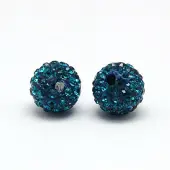 Polymer Clay Rhinestone Beads