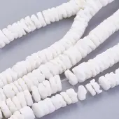 Natural White Shell Beads Strands