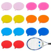 14Pcs 7 Colors Speech Bubble Silicone Tennis Racquet Dampener