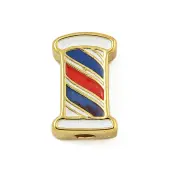 Rack Plating Brass Enamel Beads