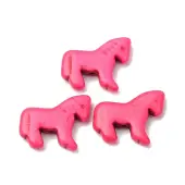 Synthetic Turquoise Dyed Horse Beads