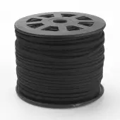 Glitter Powder Faux Suede Cord