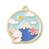 Alloy Enamel Pendants