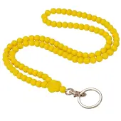 Rose Silicone ID Card Neck Strap Card Holder