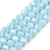 Electroplate Glass Beads Strands