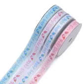 Mixed Baby Shower Ornaments Decorations Polyester Grosgrain Ribbons