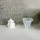 Christmas Theme 3D DIY Silicone Statue Molds