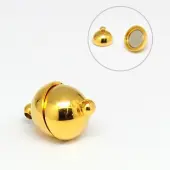 304 Stainless Steel Magnetic Clasps with Loops
