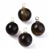 Natural Tiger Eye Charms