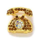 Fashion Golden Zinc Alloy Enamel Pins