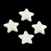 Pearlized Plated Opaque Glass Cabochons