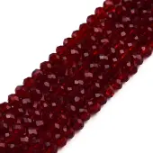 Transparent Glass Beads Strands