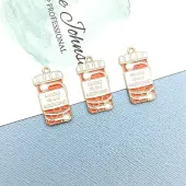 Music Jar Alloy Enamel Pendants