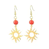201 Stainless Steel with Acrylic Dangle Earring
