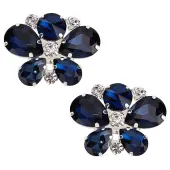 2Pcs Alloy Rhinestone Wedding Shoe Decorations