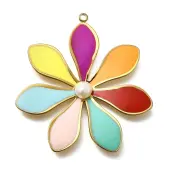 304 Stainless Steel Enamel Pendants