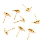 Brass Stud Earring Findings