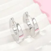 Brass Hoop Earrings