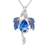 Alloy and Glass Pendant Necklaces