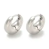 Brass Hoop Earrings