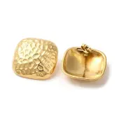 Ion Plating(IP) 304 Stainless Steel Stud Earrings