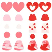 10 Sets 2 Style Handmade Polymer Clay Pendants