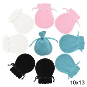 8Pcs 4 Colors Double Sided Velvet Bags