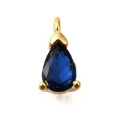 Brass Micro Pave Cubic Zirconia Pendants