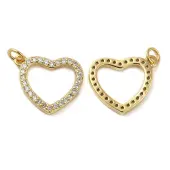 925 Sterling Silver Micro Pave Cubic Zirconia Charms