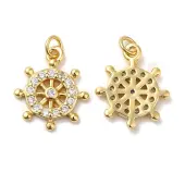 925 Sterling Silver Micro Pave Cubic Zirconia Charms