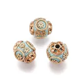 Round Handmade Indonesia Beads
