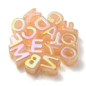 Opaque Rainbow Iridescent Acrylic Beads