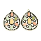 Alloy Enamel Pendants